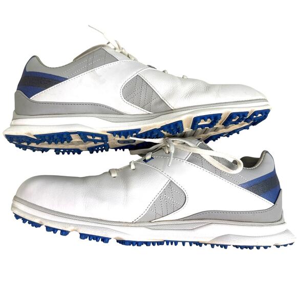 FootJoy Pro SL Golf Shoes White Blue Spikeless Waterproof Men\'s 10.5 Medium main image 5